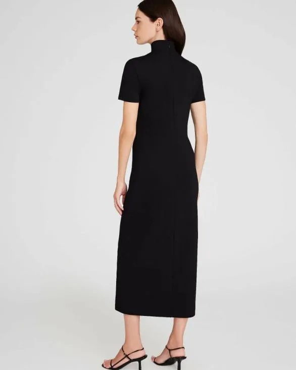 Club Monaco Dresses and Jumpsuits Mockneck Knit Maxi Dress Black 8211 Women