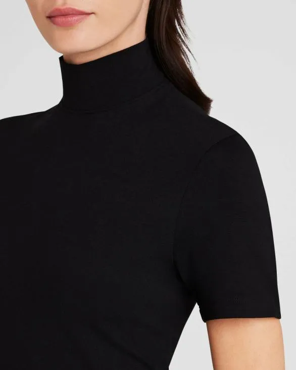 Club Monaco Dresses and Jumpsuits Mockneck Knit Maxi Dress Black 8211 Women