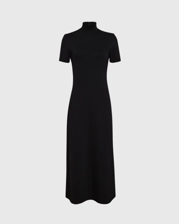 Club Monaco Dresses and Jumpsuits Mockneck Knit Maxi Dress Black 8211 Women