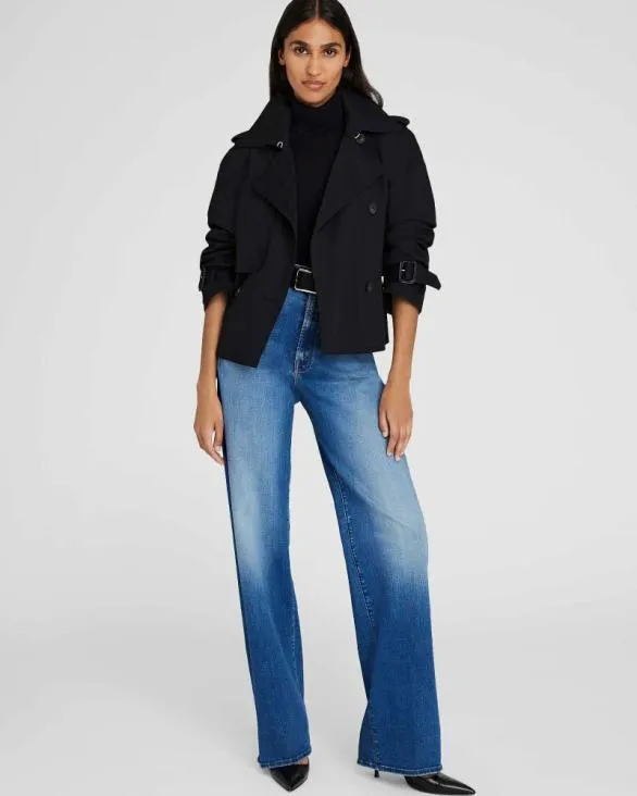 Club Monaco Jackets and Coats Cropped Trench Black 8211 Women