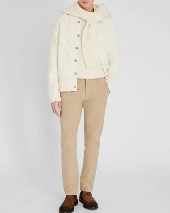 Club Monaco Pants Straight Fit Moleskin Pant Beige 8211 Men