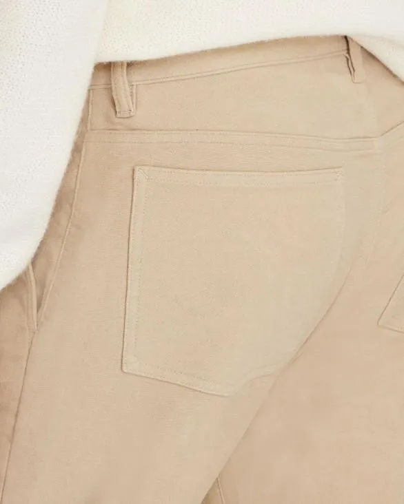 Club Monaco Pants Straight Fit Moleskin Pant Beige 8211 Men