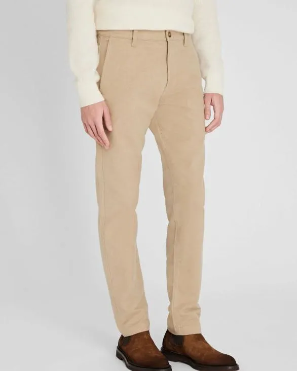 Club Monaco Pants Straight Fit Moleskin Pant Beige 8211 Men