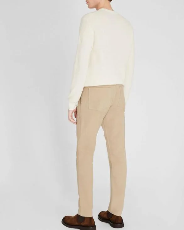 Club Monaco Pants Straight Fit Moleskin Pant Beige 8211 Men