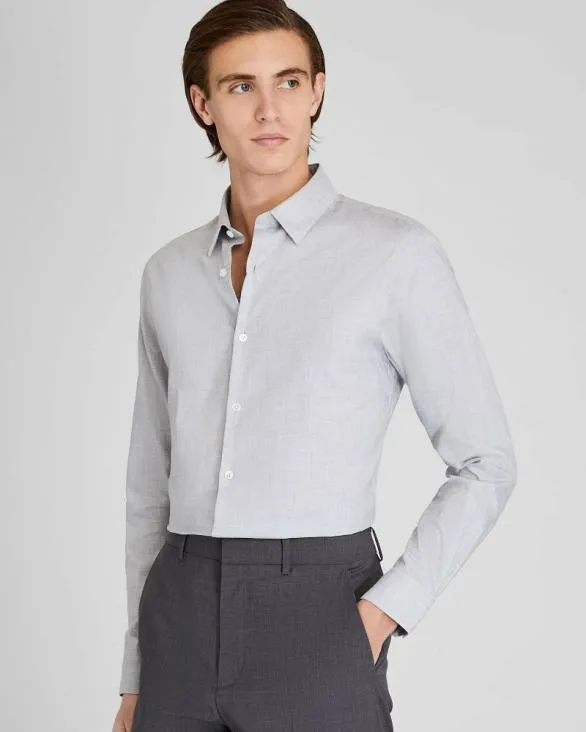 Club Monaco Shirts Albini Egyptian Cotton Heathered Dress Shirt Grey Mix 8211 Men Club Monaco Shirts Albini Egyptian Cotton Heathered Dress Shirt Grey Mix 8211 Men