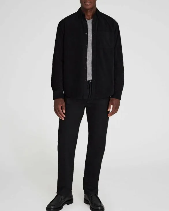 Club Monaco Shirts LongSleeve Corduroy Shirt Black 8211 Men