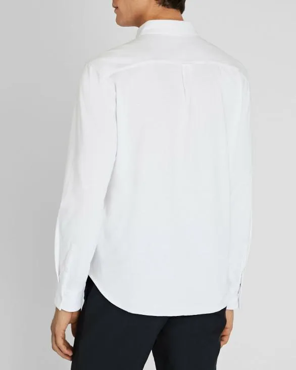 Club Monaco Shirts LongSleeve Knit Shirt Bright White 8211 Men