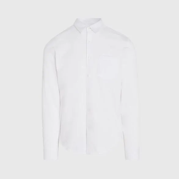 Club Monaco Shirts LongSleeve Knit Shirt Bright White 8211 Men