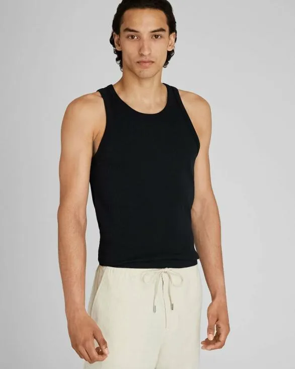 Club Monaco Shirts Ribbed Tank Black 8211 Men