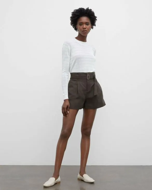 Club Monaco Shorts Darcee Short Olive 8211 Women