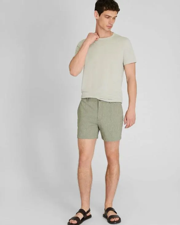 Club Monaco Shorts Jax Linen 5034 Shorts Crocodile 8211 Men