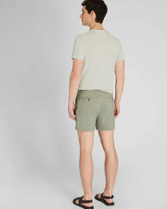 Club Monaco Shorts Jax Linen 5034 Shorts Crocodile 8211 Men