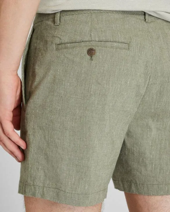 Club Monaco Shorts Jax Linen 5034 Shorts Crocodile 8211 Men