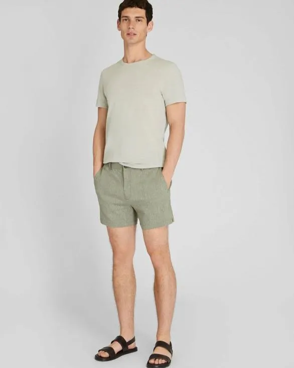 Club Monaco Shorts Jax Linen 5034 Shorts Crocodile 8211 Men