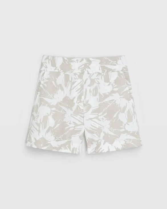 Club Monaco Shorts Refined Flat Front Short Oatmeal Base 8211 Women