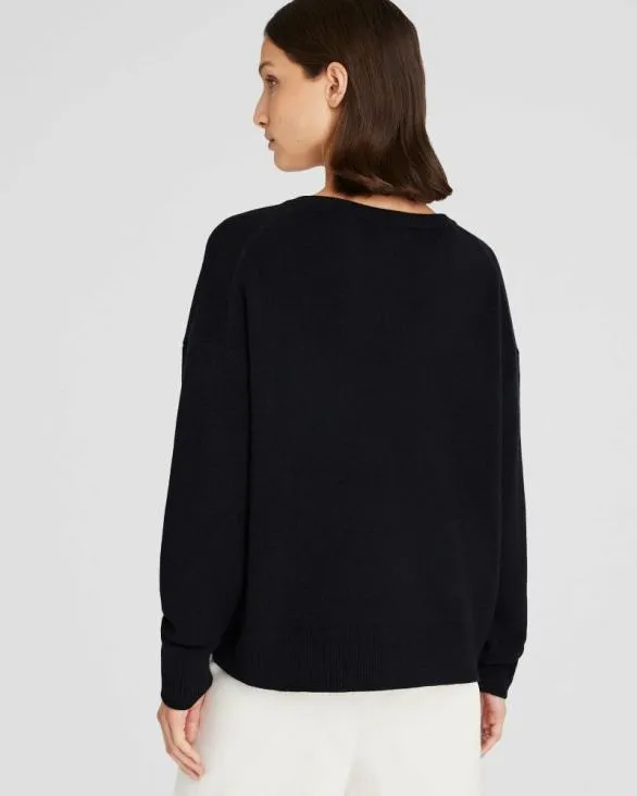Club Monaco Sweaters Cashmere VNeck Sweater Black 8211 Women