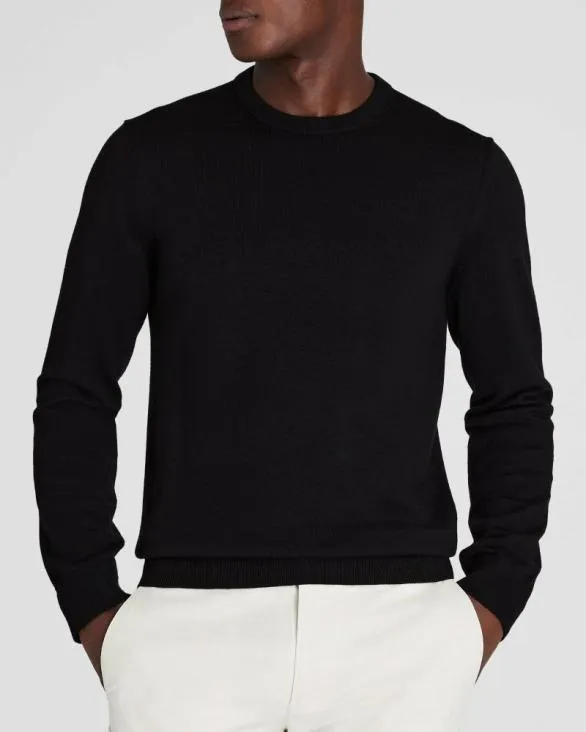 Club Monaco Sweaters Merino Crewneck Black 8211 Men