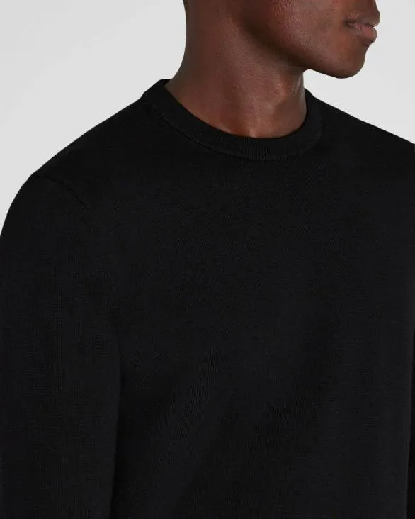 Club Monaco Sweaters Merino Crewneck Black 8211 Men