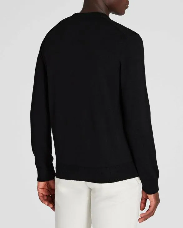 Club Monaco Sweaters Merino Crewneck Black 8211 Men