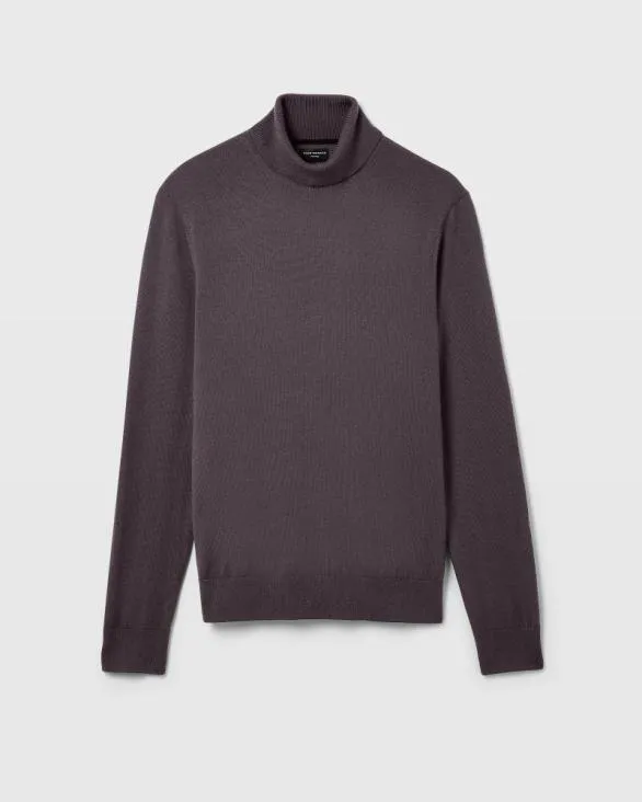 Club Monaco Sweaters Merino Wool Turtleneck Dark Charcoal 8211 Men