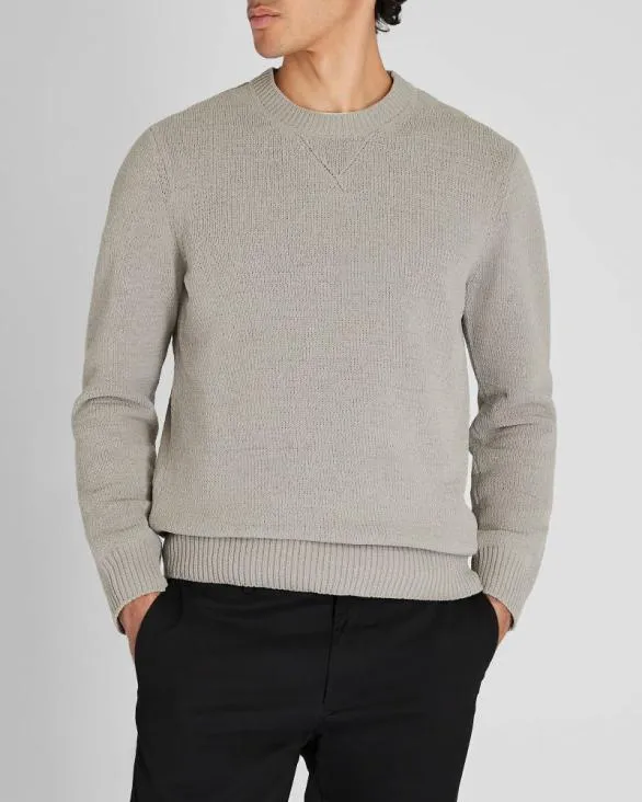 Club Monaco Sweaters Statement Crewneck Steel Grey 8211 Men
