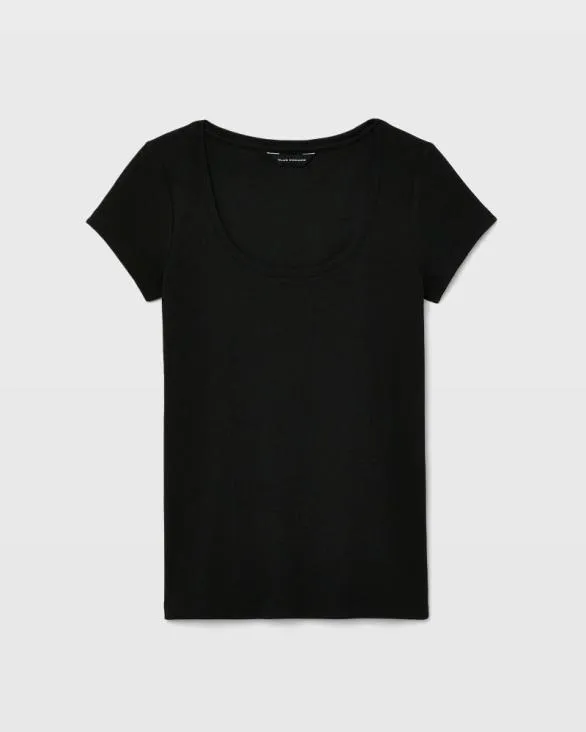 Club Monaco Tees Bowee Scoop Neck Tee Black 8211 Women