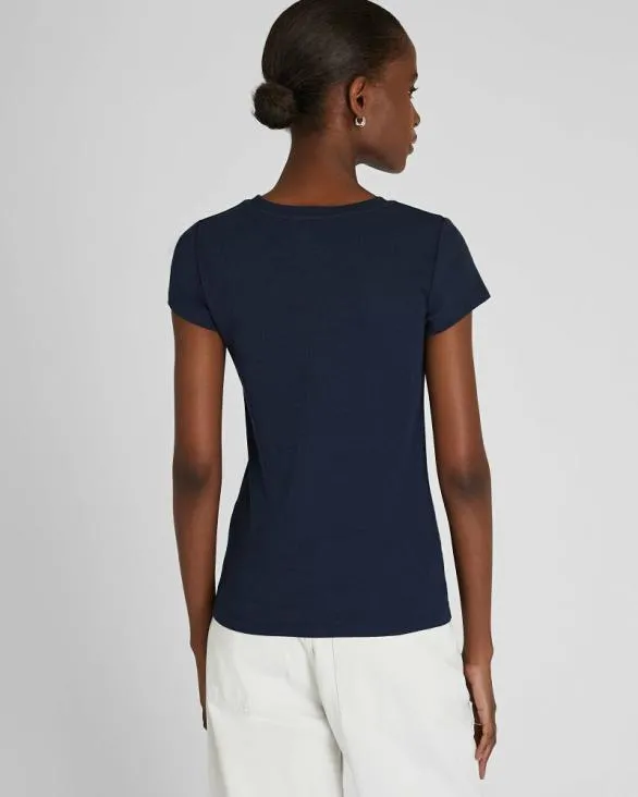 Club Monaco Tees Bowee Tee Navy 8211 Women