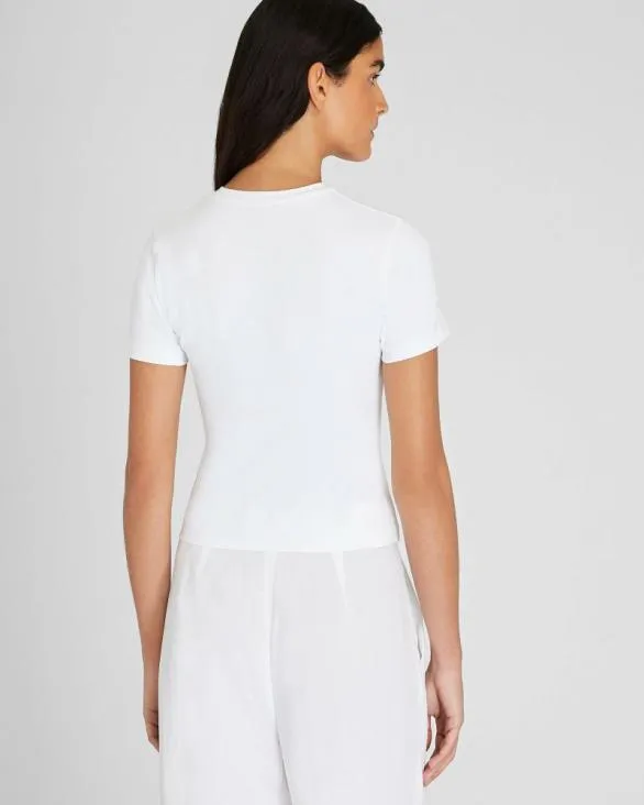 Club Monaco Tees Contour Tee White 8211 Women