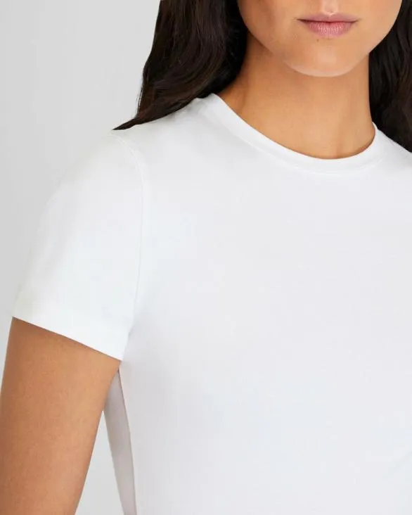Club Monaco Tees Contour Tee White 8211 Women