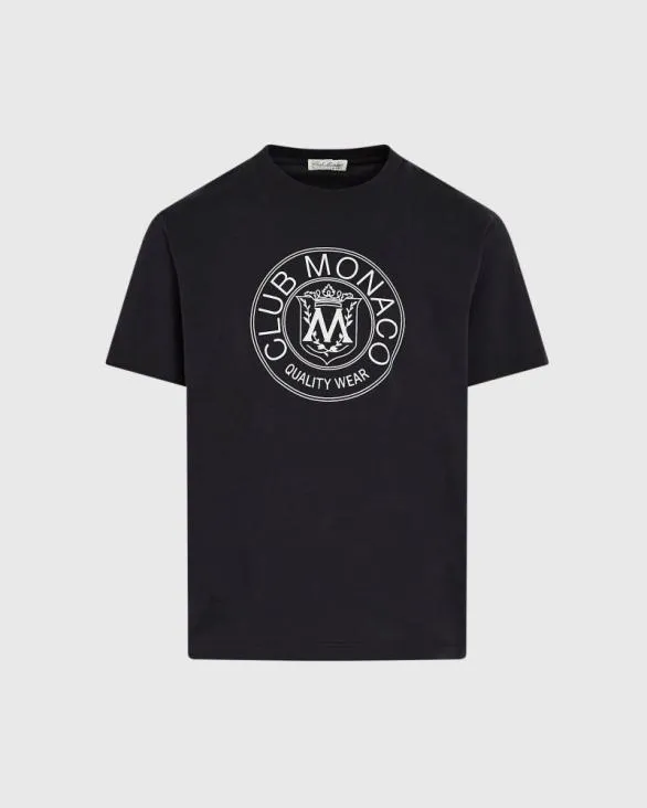Club Monaco Tees Crest Tee Black 8211 Men