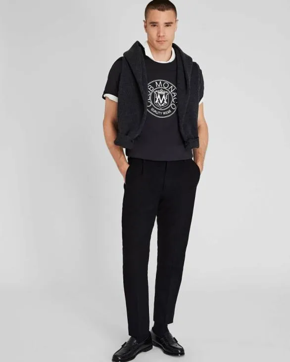 Club Monaco Tees Crest Tee Black 8211 Men