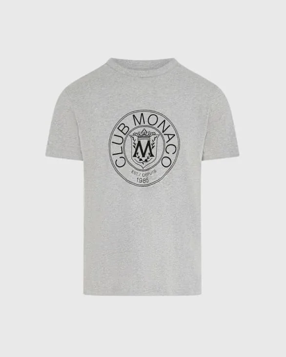 Club Monaco Tees Crest Tee Medium Heather Grey 8211 Men