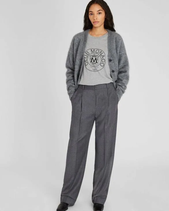 Club Monaco Tees Crest Tee Medium Heather Grey 8211 Men Club Monaco Tees Crest Tee Medium Heather Grey 8211 Men