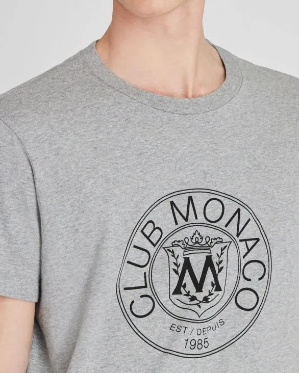 Club Monaco Tees Crest Tee Medium Heather Grey 8211 Men Club Monaco Tees Crest Tee Medium Heather Grey 8211 Men