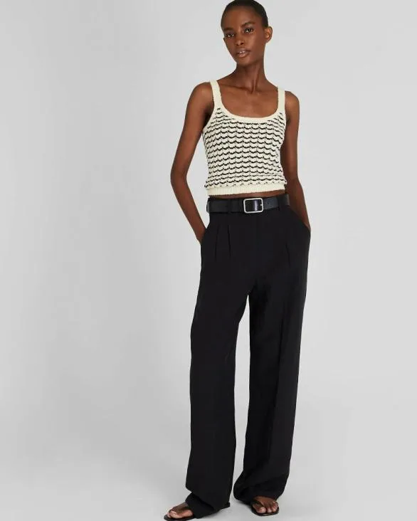 Club Monaco Tops Boucl Stitch Tank Black Mix 8211 Women