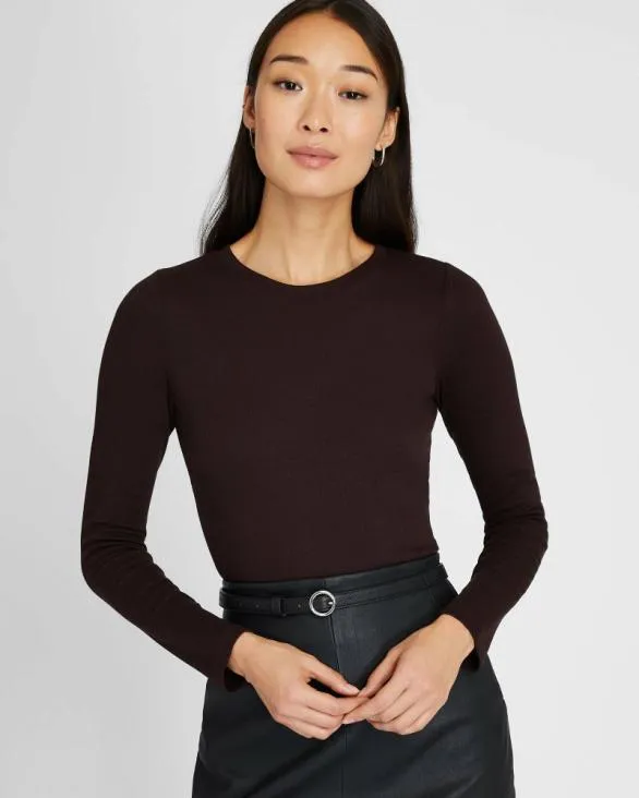 Club Monaco Tops Carolena Top Chocolate 8211 Women