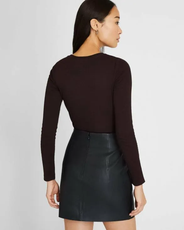 Club Monaco Tops Carolena Top Chocolate 8211 Women