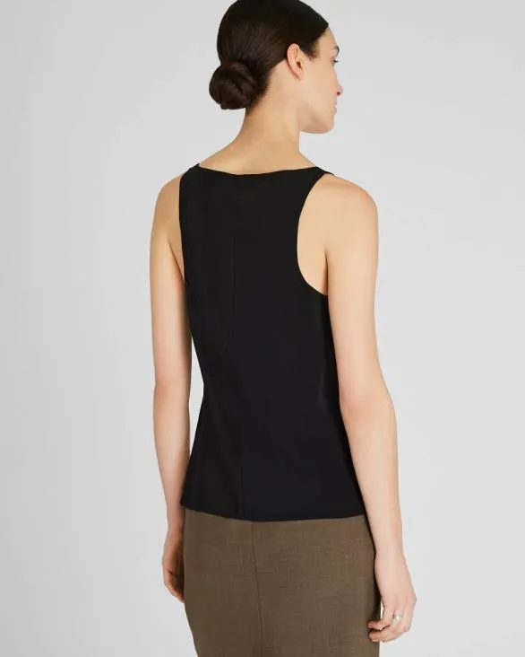 Club Monaco Tops Silk Racerback Cami Black 8211 Women