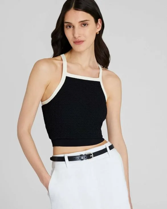 Club Monaco Tops Tie Back Tank Black 8211 Women