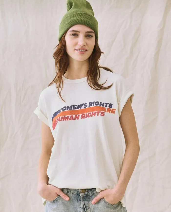 CollectionTees and Sweats The Great Limited Edition The Women039s Rights Boxy Crew Washed White CollectionTees and Sweats The Great Limited Edition The Women039s Rights Boxy Crew Washed White