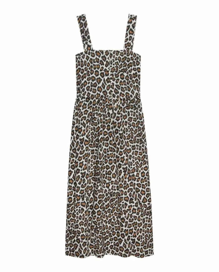 Collection The Great The Sunbird Dress Heritage Leopard