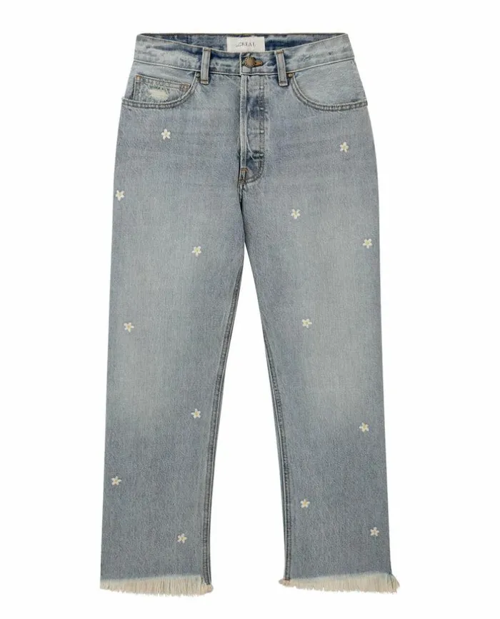 Collection The Great The Wayne Jean Kentucky Wash With Embroidered Daisies