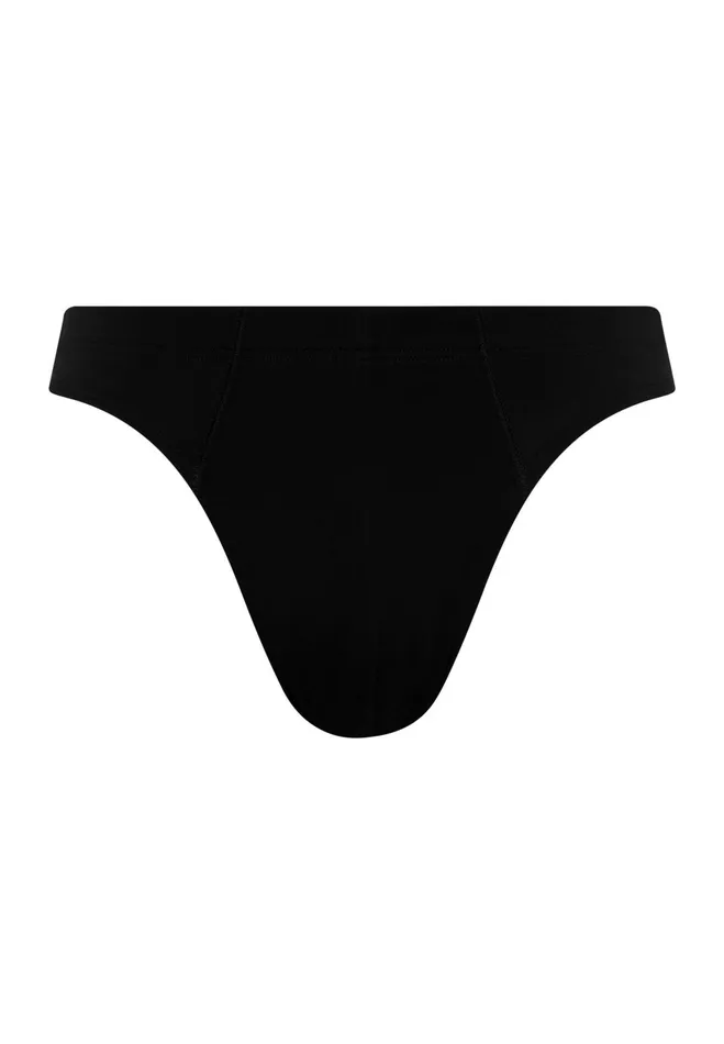 Cotton Brief Black Men HANRO Briefs