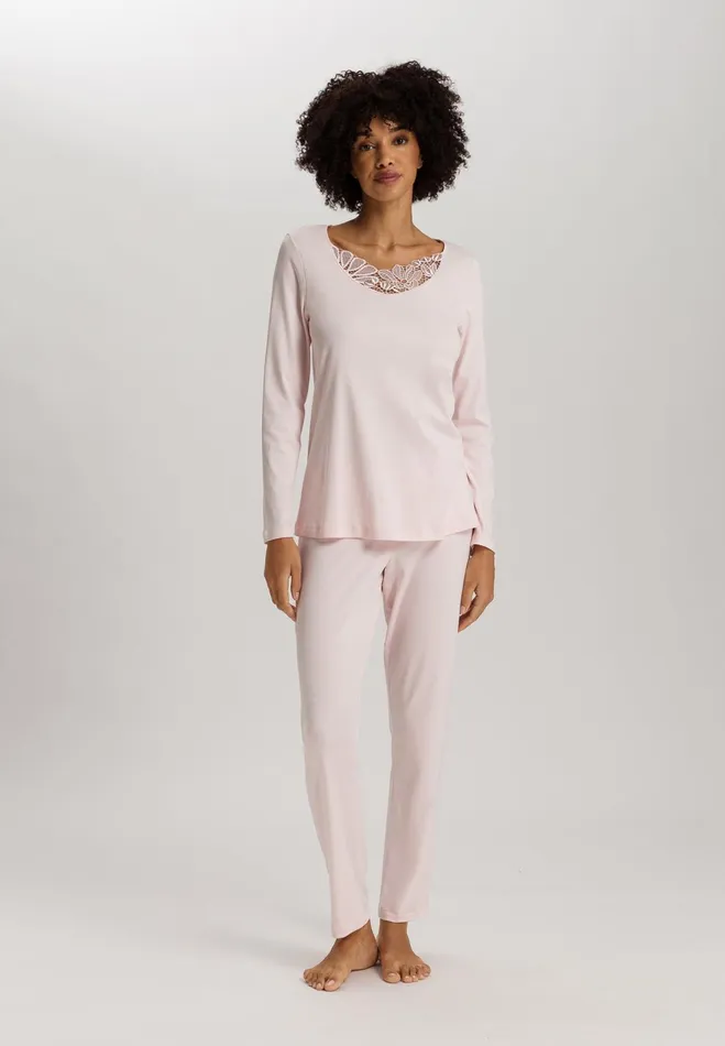 Cotton Pajama Set Rosewater Women HANRO Pajama Sets