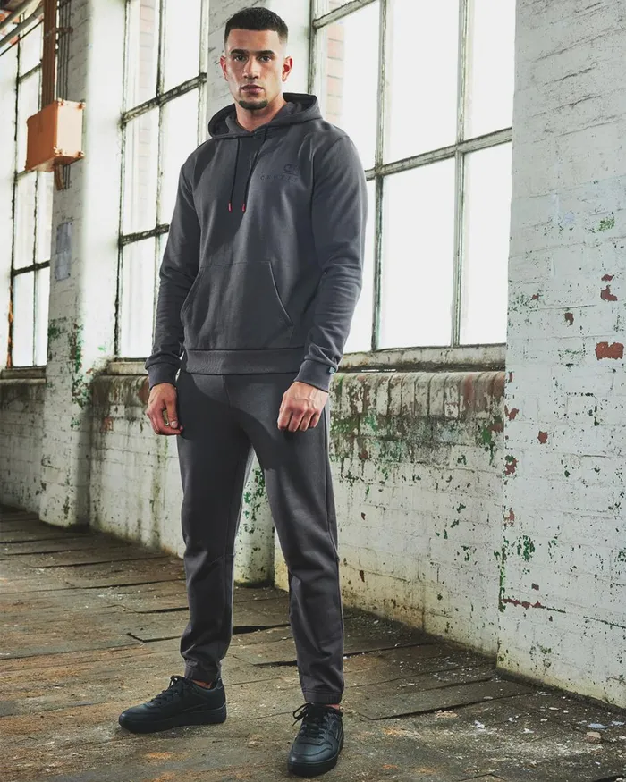 Cruyff A Pro Hoodie Light Grey Men Sweats and Hoodies Cruyff A Pro Hoodie Light Grey Men Sweats and Hoodies