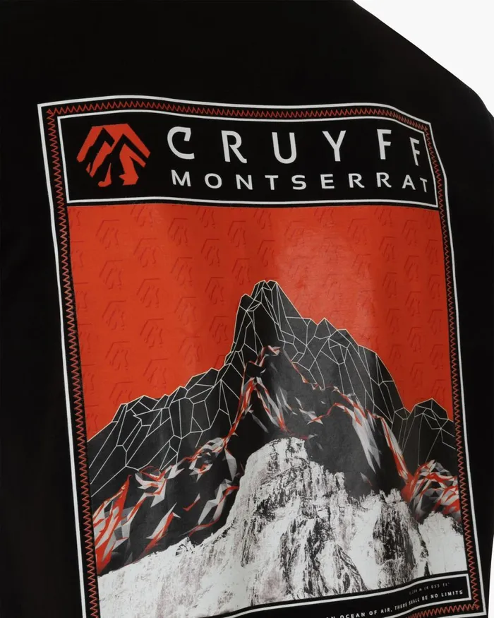 Cruyff Aster TShirt Black Men TShirts and Polo039s