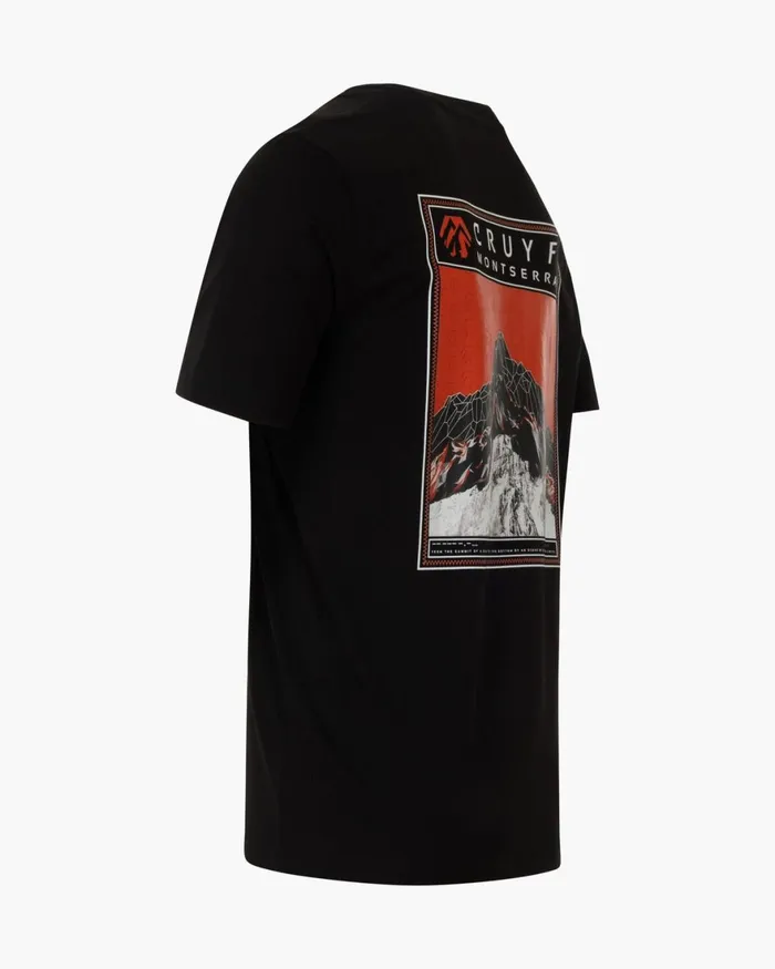 Cruyff Aster TShirt Black Men TShirts and Polo039s