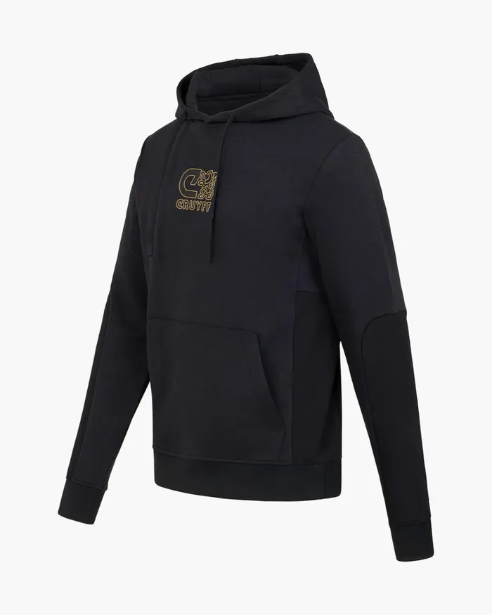 Cruyff Clion Outlined Graphic Hoodie Blackgold Men Sweats and Hoodies Cruyff Clion Outlined Graphic Hoodie Blackgold Men Sweats and Hoodies