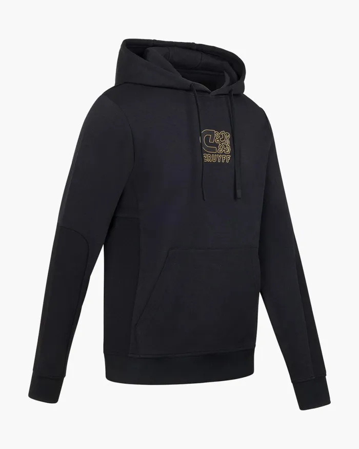 Cruyff Clion Outlined Graphic Hoodie Blackgold Men Sweats and Hoodies Cruyff Clion Outlined Graphic Hoodie Blackgold Men Sweats and Hoodies