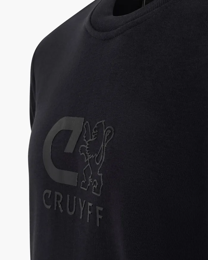 Cruyff Classic Crewneck Black Junior Sweats and Hoodies Cruyff Classic Crewneck Black Junior Sweats and Hoodies